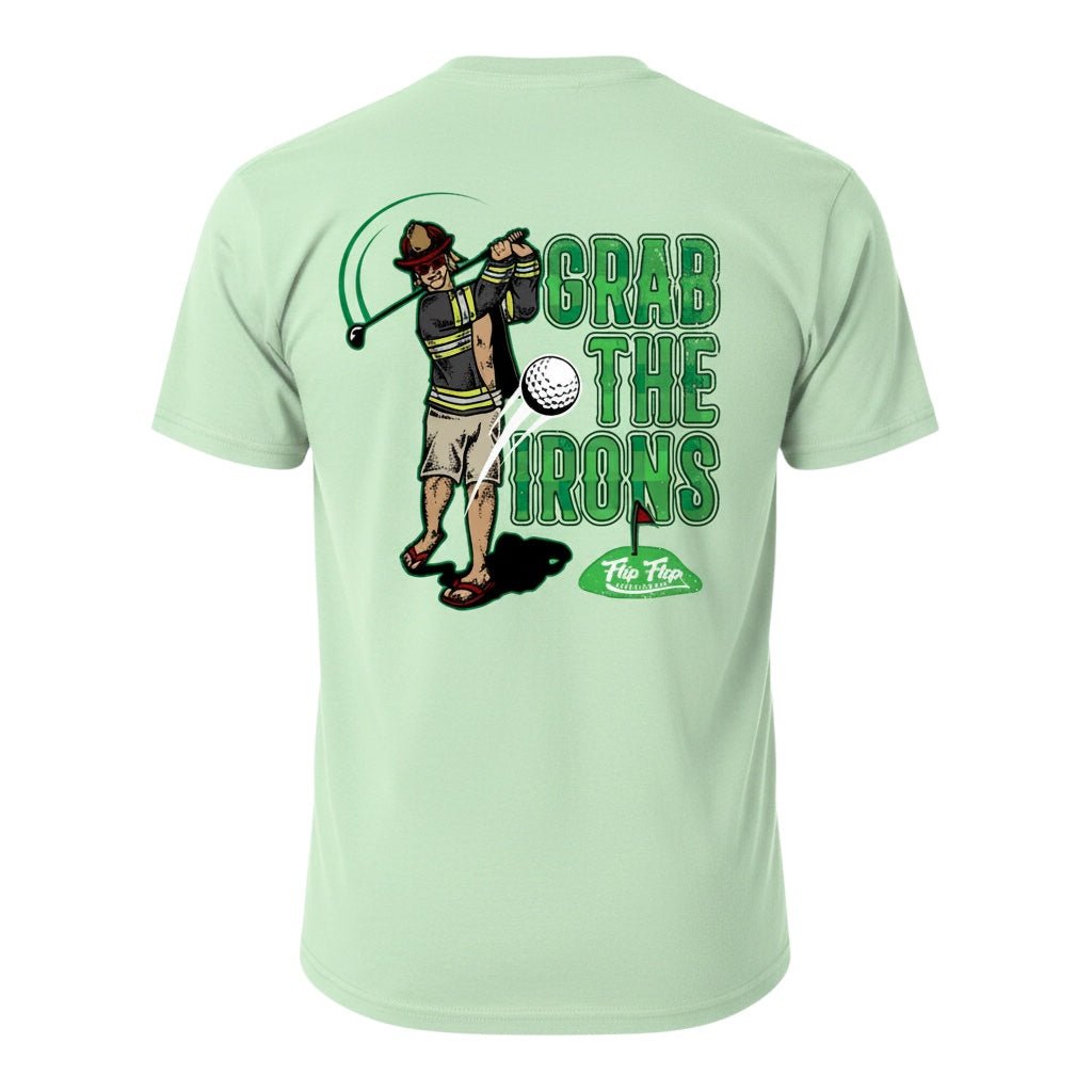 Grab The Irons Short Sleeve - Flip Flop Firefighter