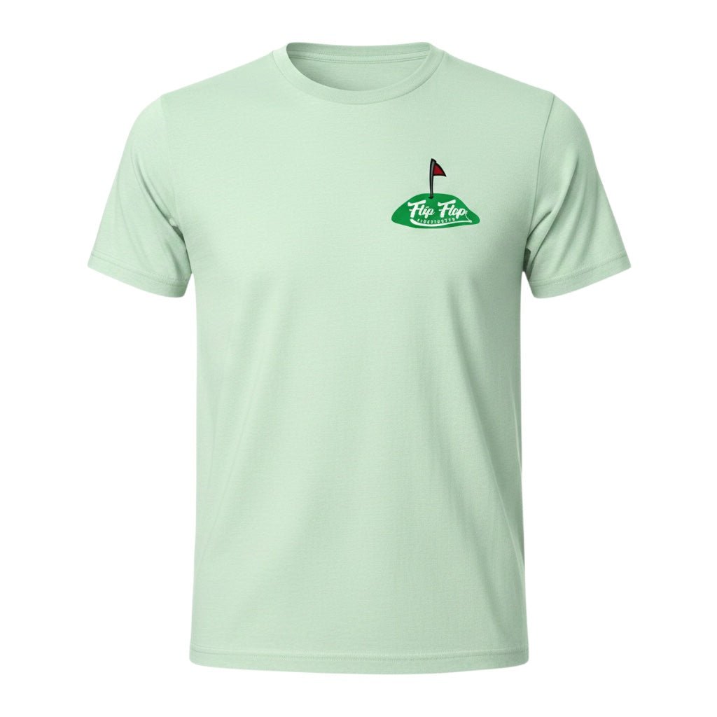 Flip Flop Firefighter Golfer Graphic Crewneck T-Shirt - Flip Flop Firefighter