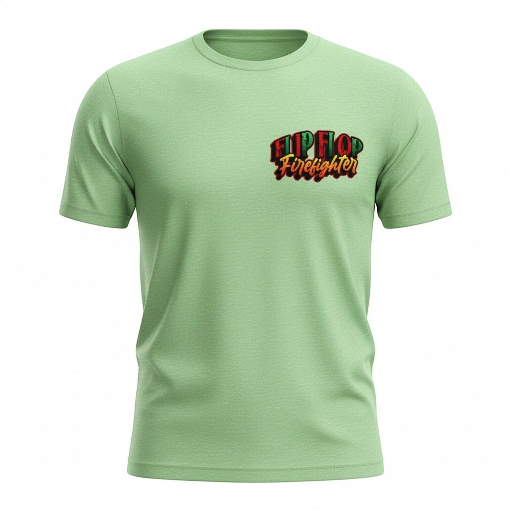 Jingle bell Backdraft T-shirt - Flip Flop Firefighter