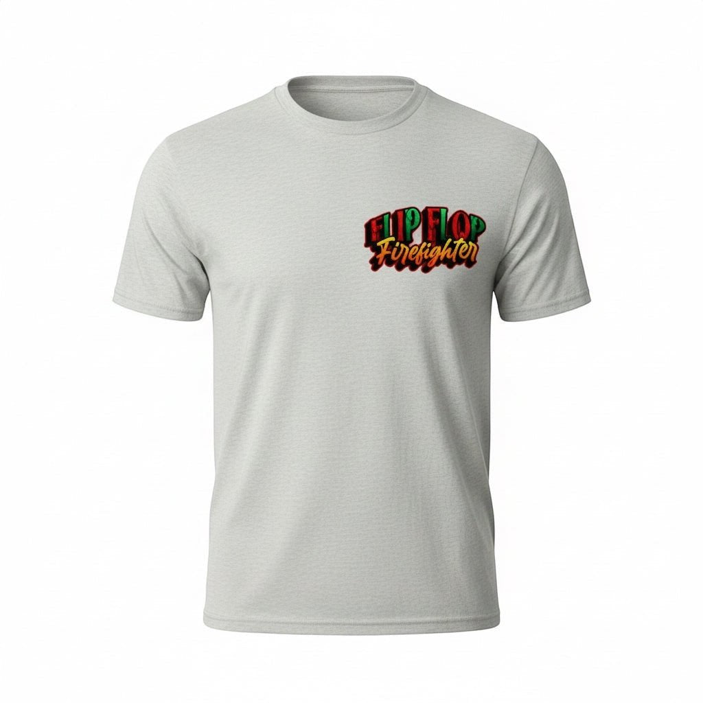 Jingle bell Backdraft T-shirt - Flip Flop Firefighter