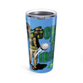 Grab The Irons Tumbler (Light Blue 20oz) - Flip Flop Firefighter