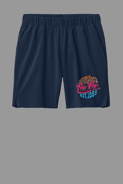 Flip Flop Firefighter Graphic Athletic Shorts - Flip Flop Firefighter
