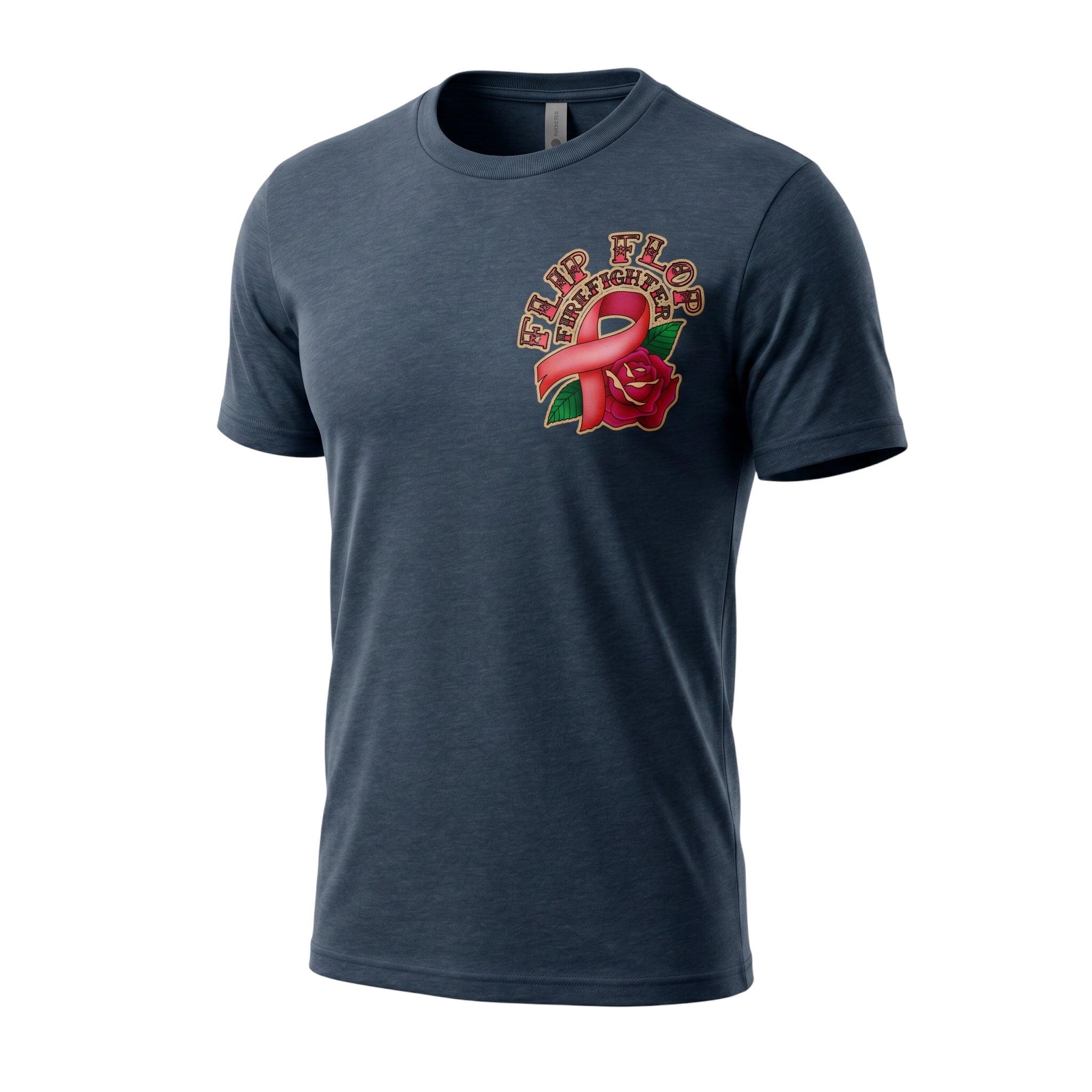 Flip Flop FF Breast Cancer T-shirt - Flip Flop Firefighter