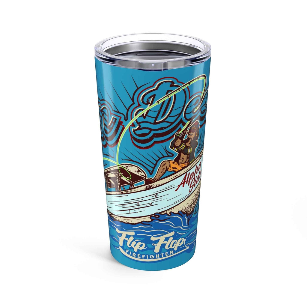 Flip Flop Firefighter ON DECK Stainless Steel Tumbler - Flip Flop Firefighter