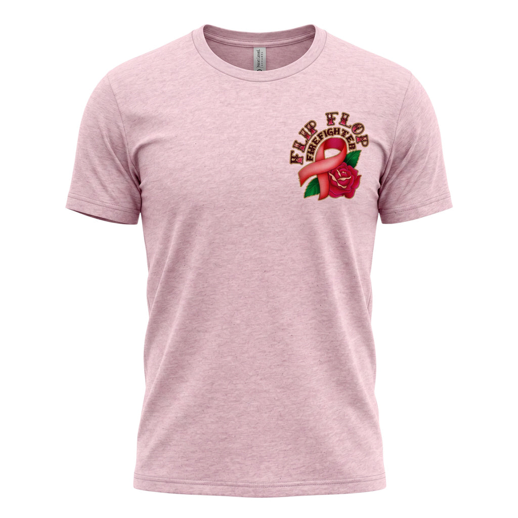 Flip Flop FF Breast Cancer T-shirt - Flip Flop Firefighter