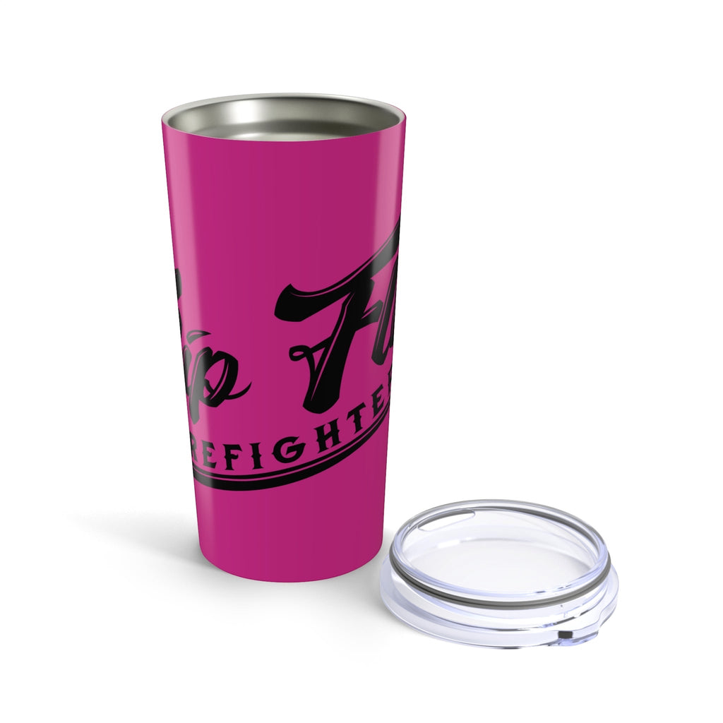 Flip Flop Firefighter Original Logo Tumbler (Pink 20oz) - Flip Flop Firefighter