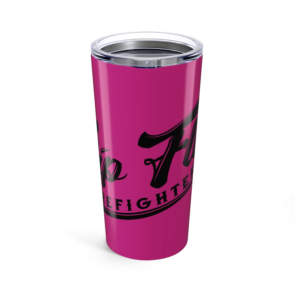 Flip Flop Firefighter Original Logo Tumbler (Pink 20oz) - Flip Flop Firefighter