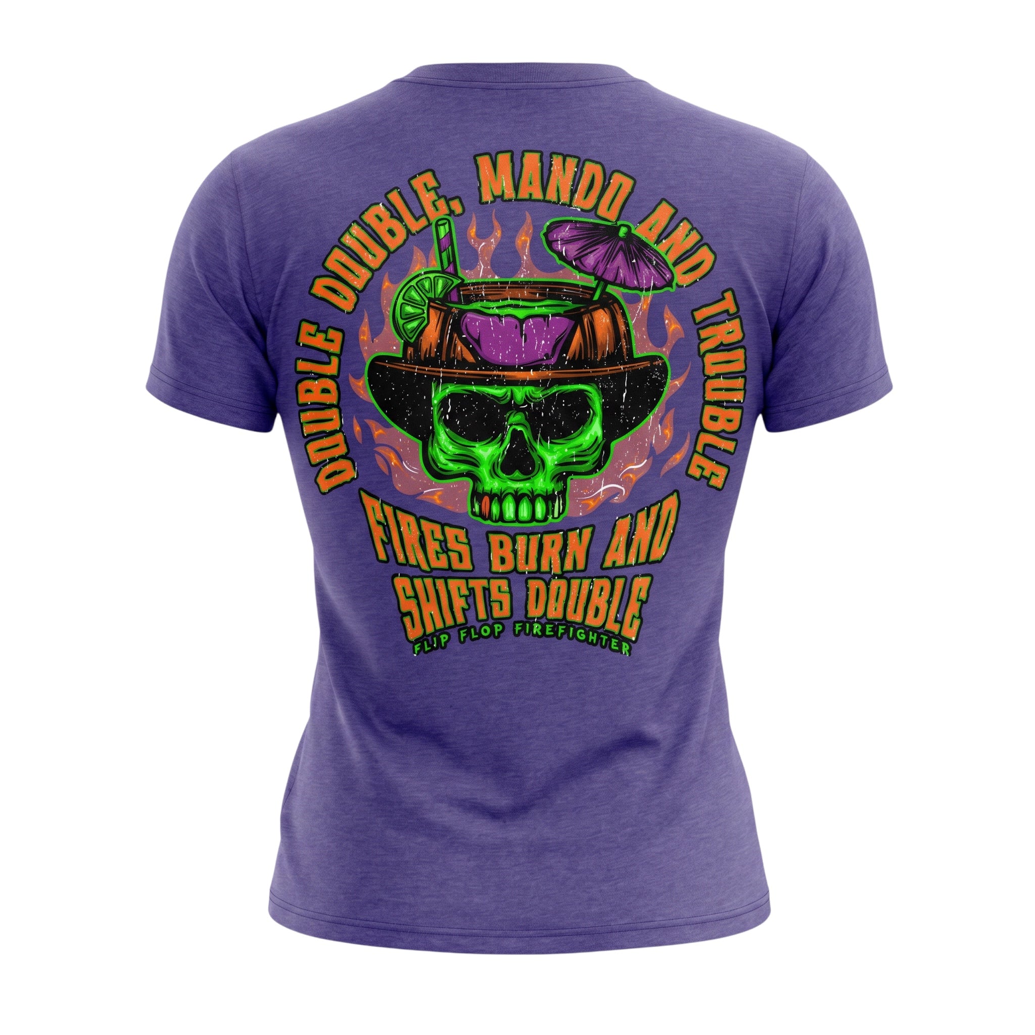 Double Double Mando & Trouble T-Shirt - Flip Flop Firefighter