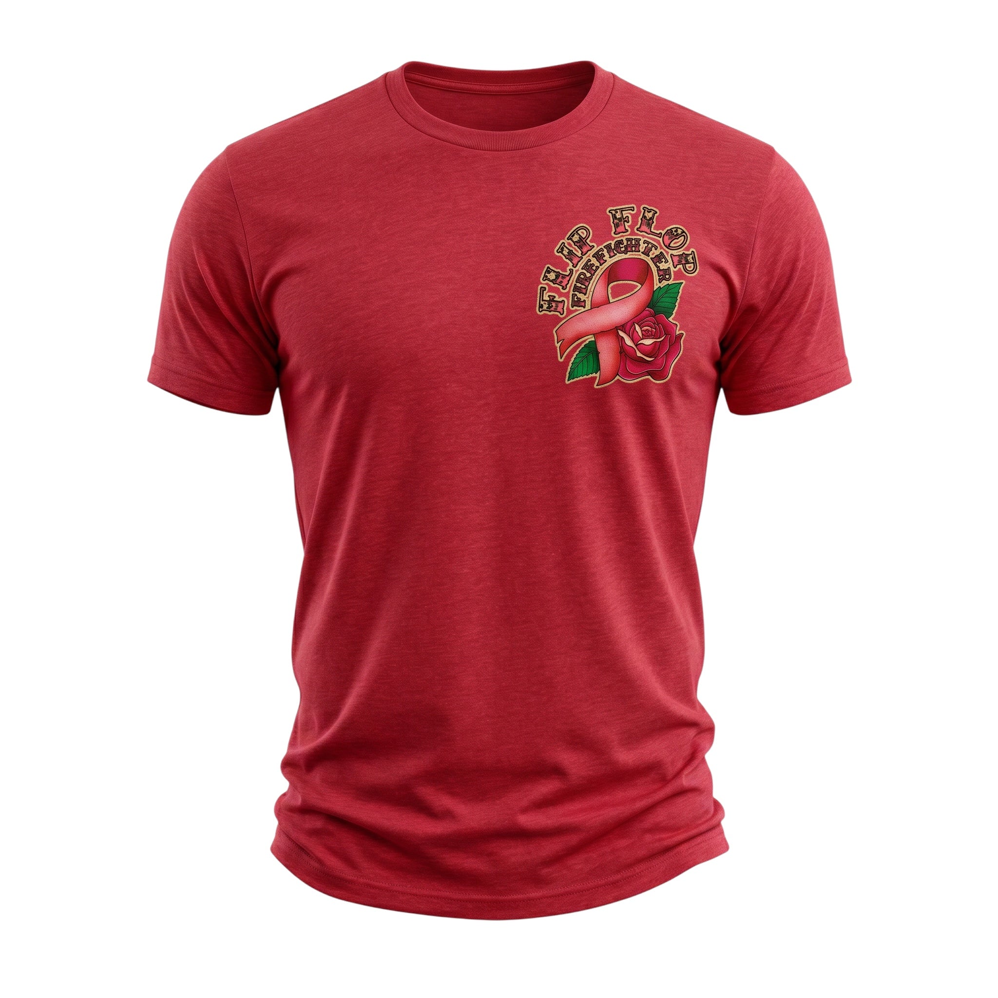 Flip Flop FF Breast Cancer T-shirt - Flip Flop Firefighter