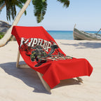 Flip Flop Foolin Beach Towel - Flip Flop Firefighter