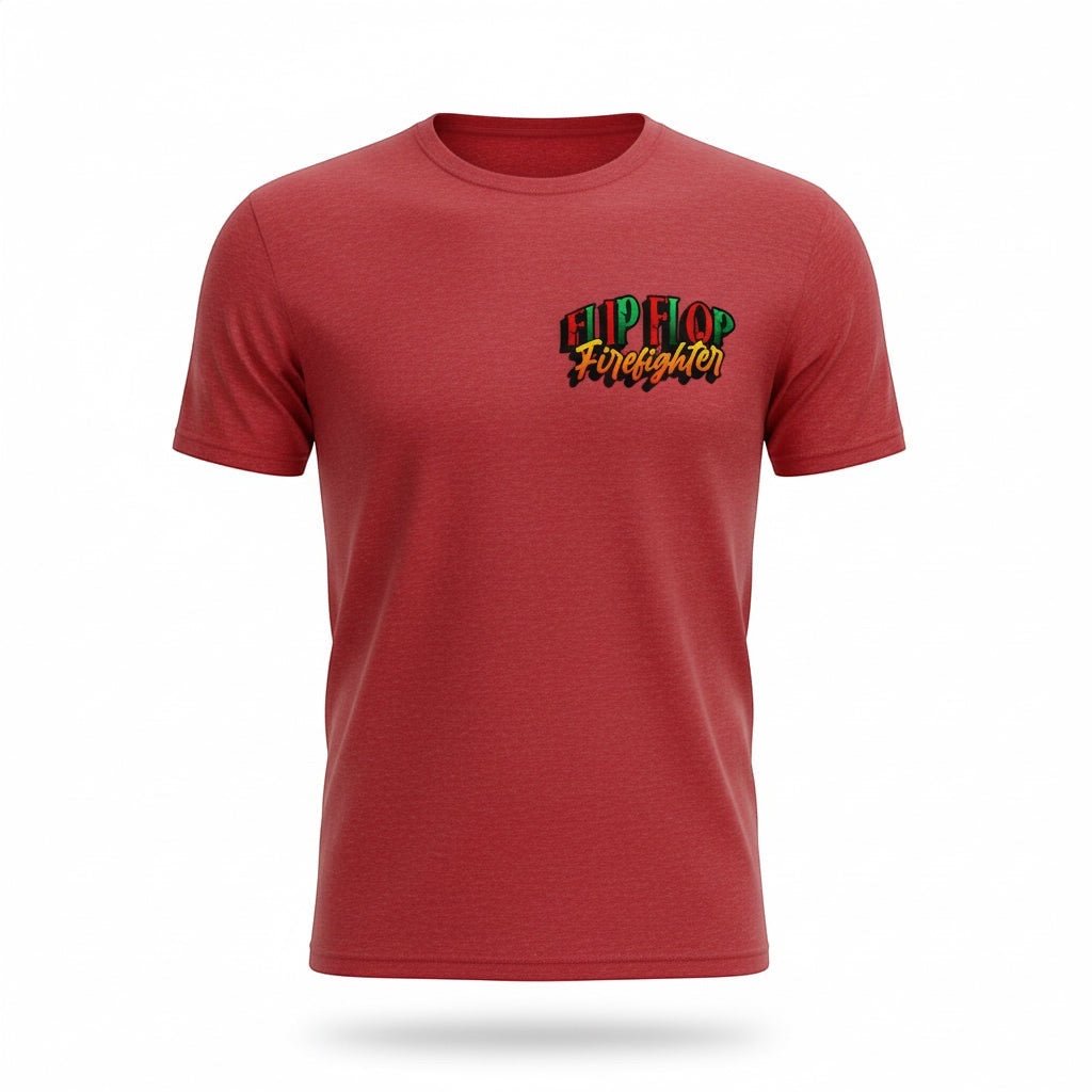 Jingle bell Backdraft T-shirt - Flip Flop Firefighter