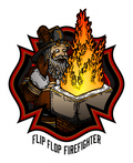 Jingle Bell Backdraft Sticker 2 - Flip Flop Firefighter