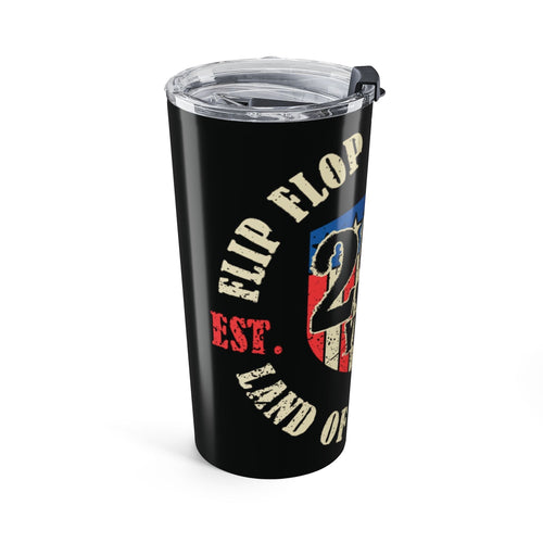 America 250 Travel Mug - Flip Flop Firefighter