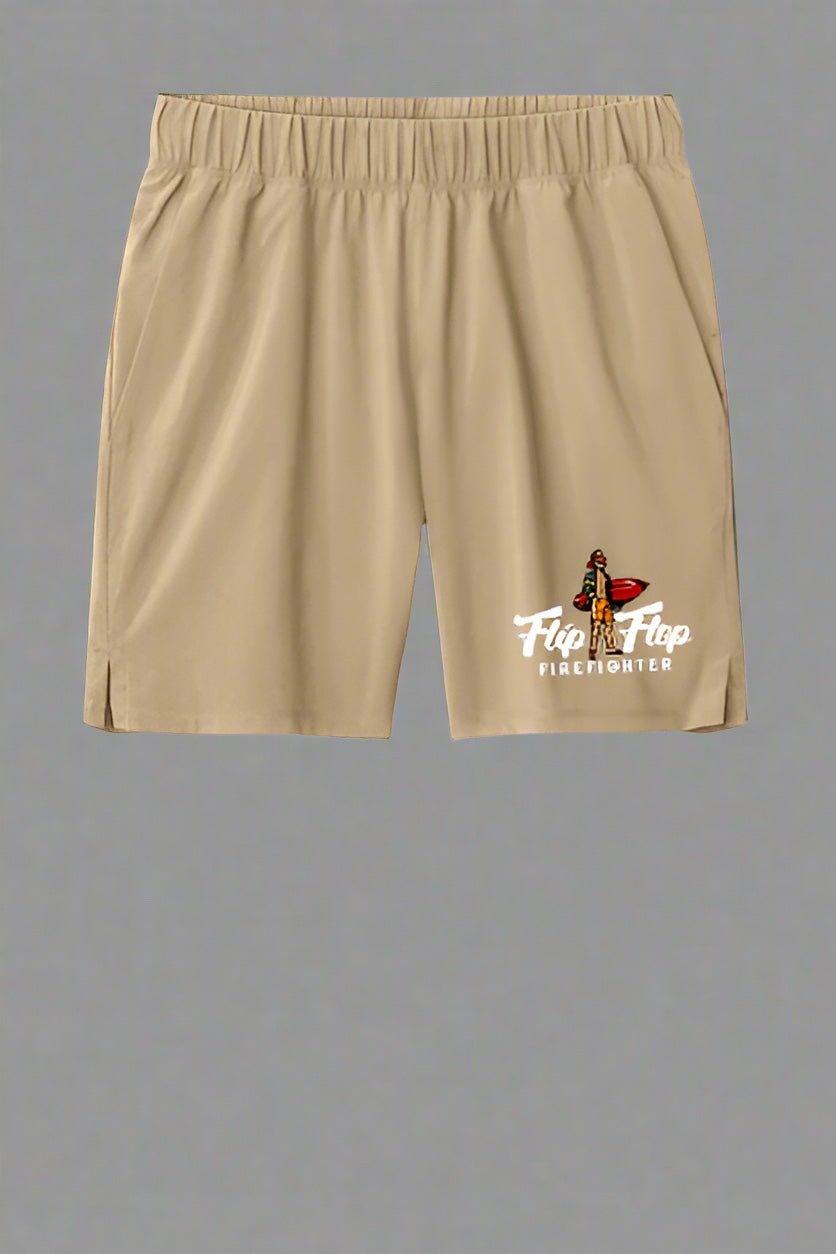 Surfer Flip Flop Gym Shorts - Flip Flop Firefighter