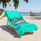 Flip Flop Firefighter On Deck Fishing Beach Towel - Flip Flop Firefighter