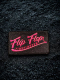 Flip Flop Firefighter Embroidered Rectangular Patch - Flip Flop Firefighter