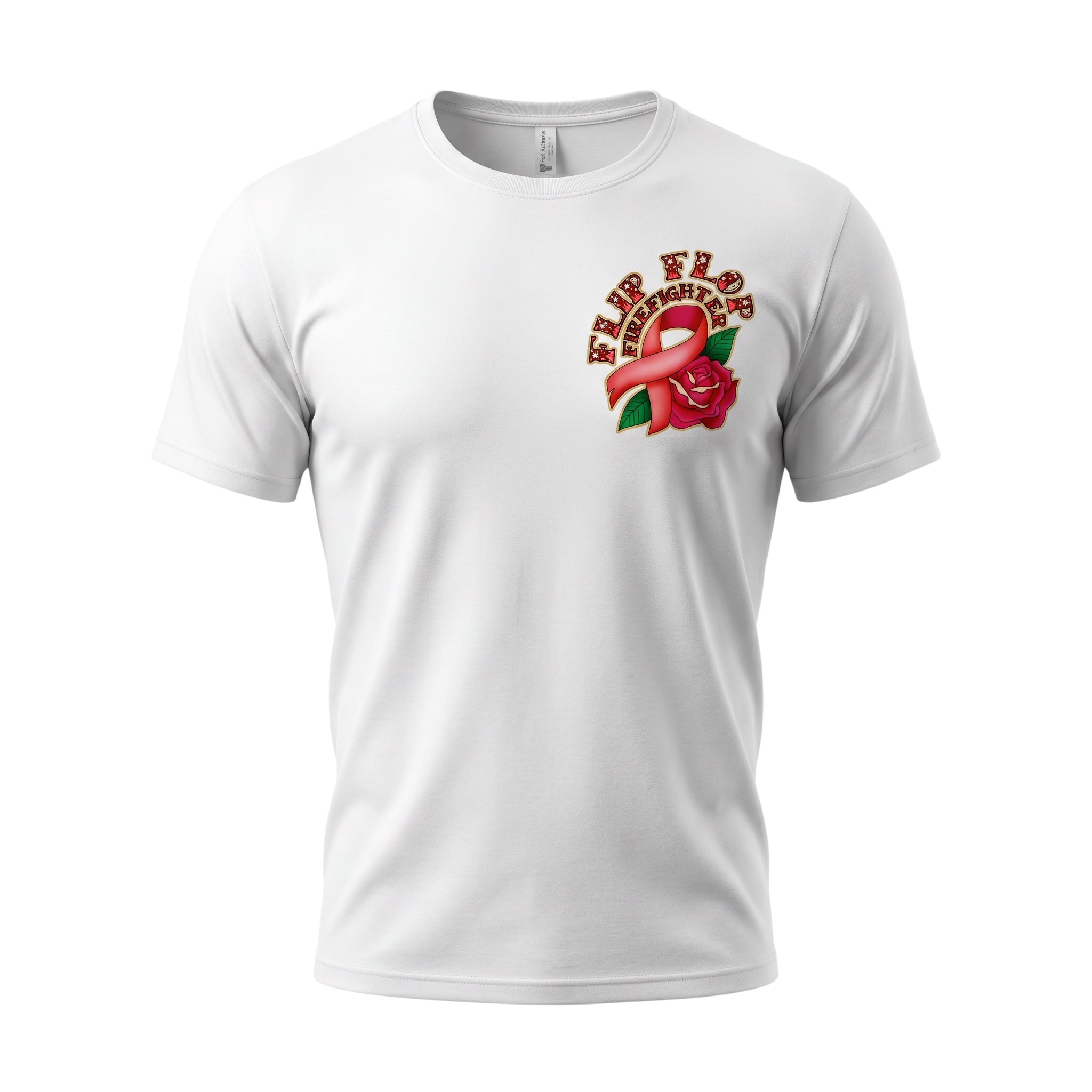 Flip Flop FF Breast Cancer T-shirt - Flip Flop Firefighter