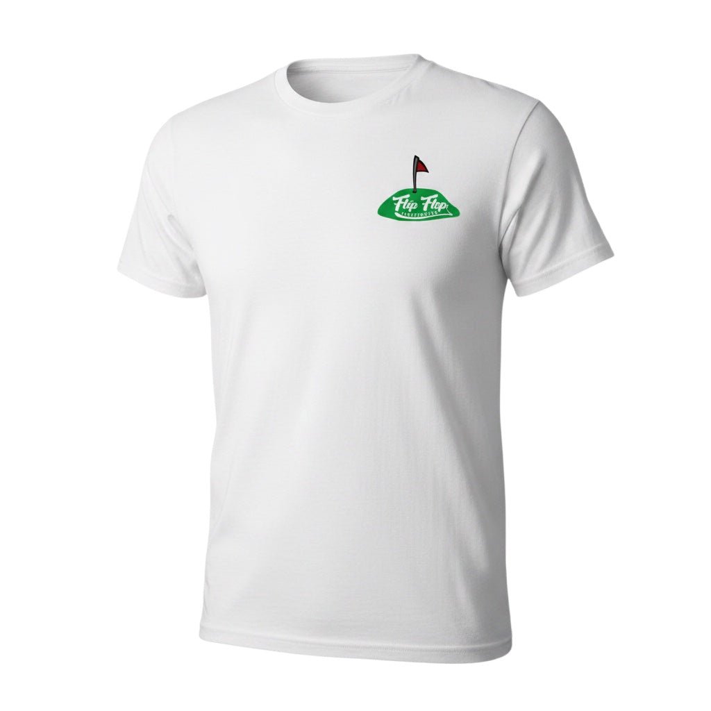 Flip Flop Firefighter Golfer Graphic Crewneck T-Shirt - Flip Flop Firefighter
