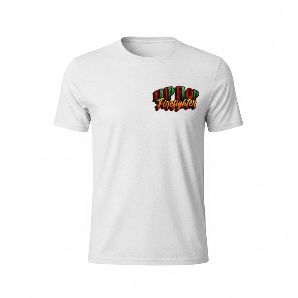 Jingle bell Backdraft T-shirt - Flip Flop Firefighter