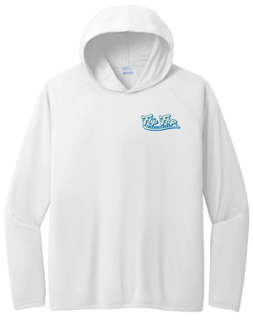 Flip Flop Firefighter Fisherman Performance Long Sleeve Hoodie - Flip Flop Firefighter