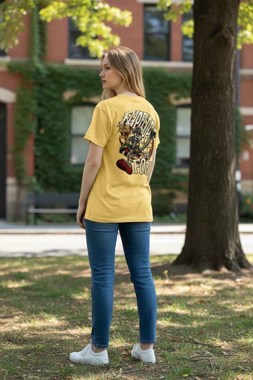 Flip Flop Foolin Short Sleeve T-Shirt - Flip Flop Firefighter