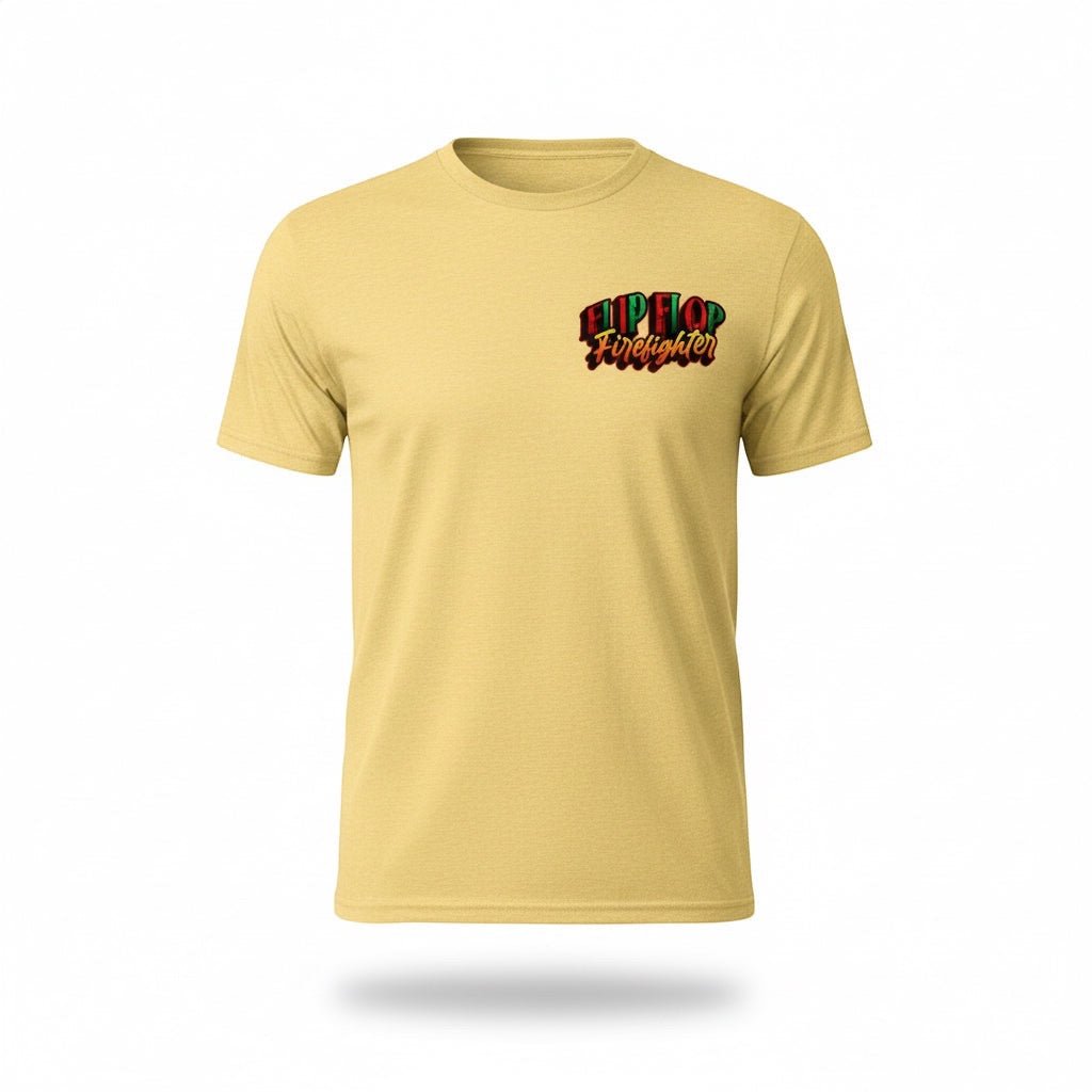 Jingle bell Backdraft T-shirt - Flip Flop Firefighter