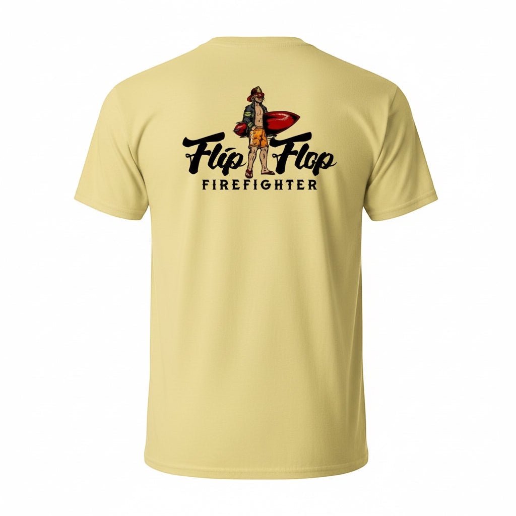 Surfer Flip Flop Firefighter Short Sleeve - Flip Flop Firefighter