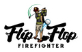 4” Flip Flop Firefighter Golfer Sticker
